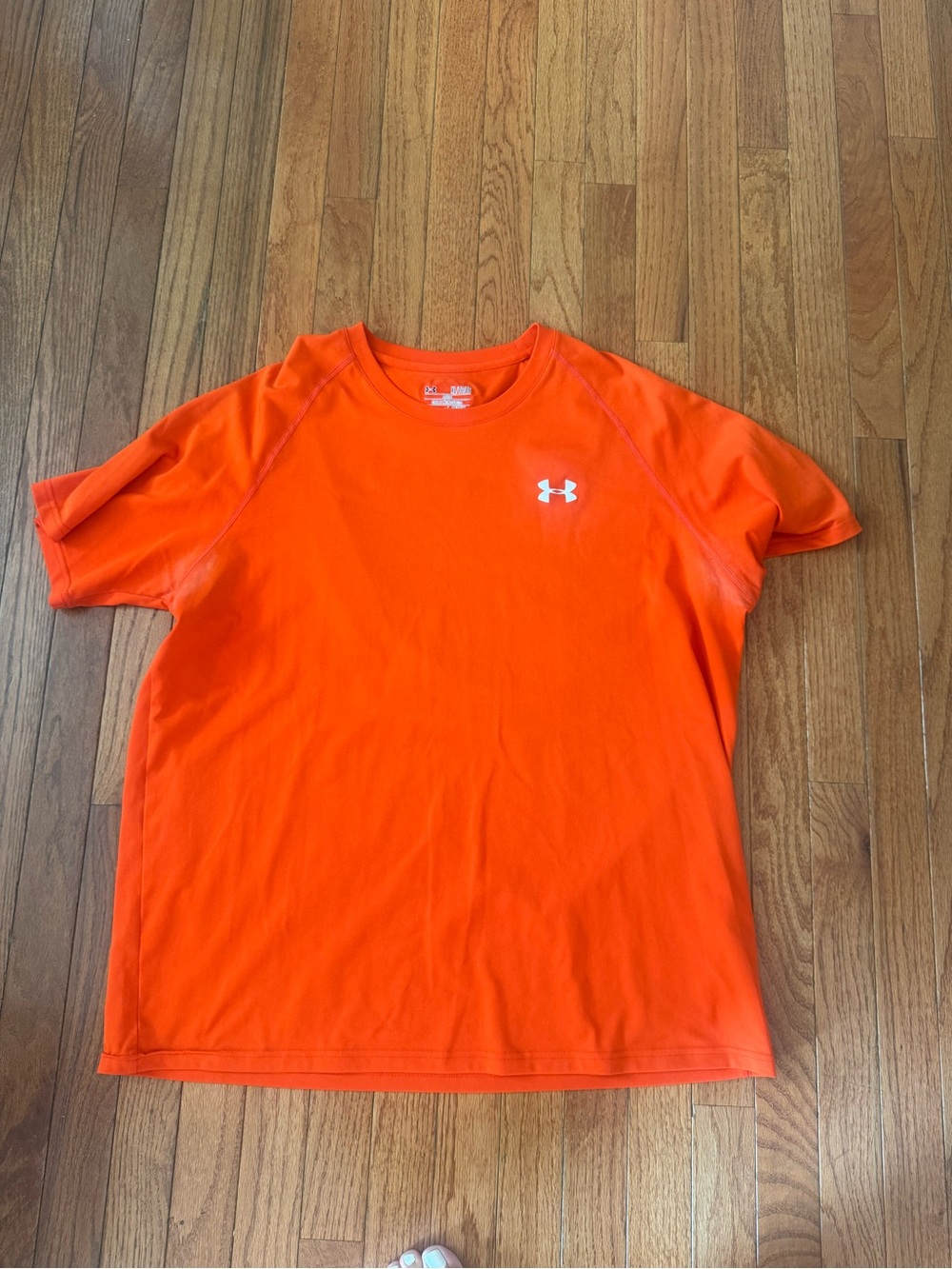 Under Armour Men’s Bright Orange Athletic Crew Neck Tee